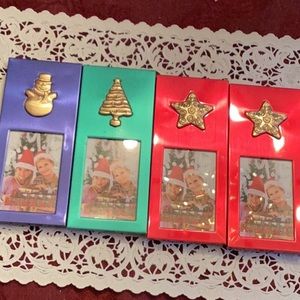 Set of 4 Holiday picture frames